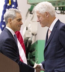 President Clinton and Mayor Emanuel